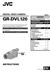 JVC DVL120U Instruction Manual