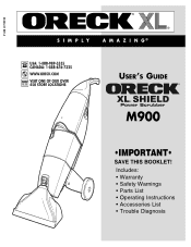 Oreck XL Shield Power User Guide