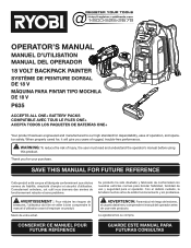 Ryobi P635K Operation Manual
