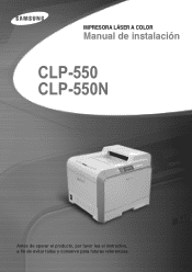 Samsung CLP 550 User Manual (SPANISH)