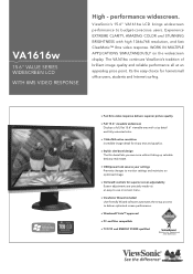 ViewSonic VA1616W Brochure