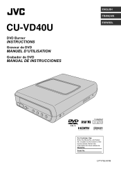 JVC CUVD40 Instructions