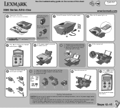 Lexmark X3370 Setup Sheet