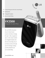 LG VX3300 Data Sheet (English)