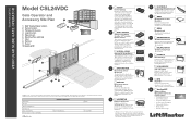 LiftMaster CSL24VDC CSL24VDC Gate Operator and Accessory Site Plan Manual
