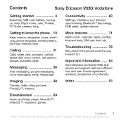Sony Ericsson V630i User Guide