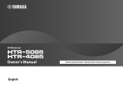 Yamaha HTR-4065 Owners Manual