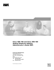 Cisco ATA-186 Administration Guide