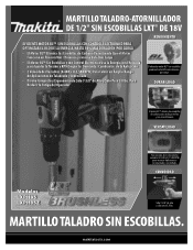 Makita LXPH05 Flyer (Spanish)