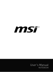 MSI WP65 Mobile Workstation User Manual