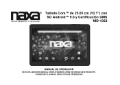 Naxa NID-1052 SPANISH MANUAL