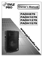 Pyle PADH1579 PADH879 Manual 1