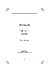 ASRock P45TS-R User Manual