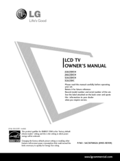 LG 22LG3DCH Owners Manual
