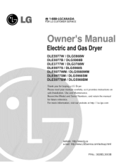 LG DLG5988S Owners Manual
