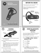 Motorola H550 User Manual
