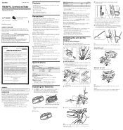 Sony ICF-M88B Operating Instructions