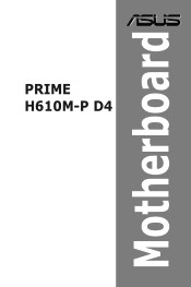 Asus PRIME H610M-P D4-CSM Users Manual English