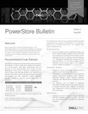 Dell PowerStore 500T PowerStore Bulletin - August 2021