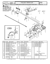 Poulan PE3500 Parts List