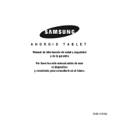 Samsung SM-T807A Legal Att Tab S Sm-t807a Kk Spanish Health And Safety Guide Ver.kk_f1 (Spanish(north America))