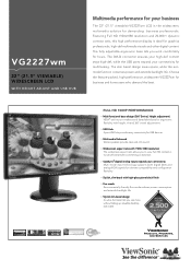 ViewSonic VG2227WM VG2227wm Datasheet