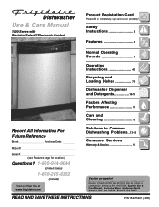 Frigidaire FDB1050RES Use and Care Manual