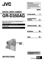 JVC GR-D350 Instruction Manual