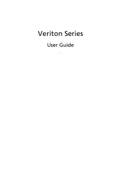 Acer Veriton X4618G Generic User Guide