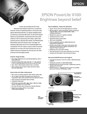 Epson 8100i Product Brochure