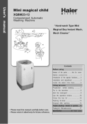 Haier JW-Z23A User Manual