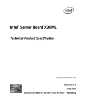 Intel X38ML Product Specification
