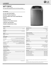LG WT1301CW Owners Manual - English