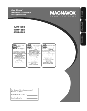 Magnavox 42MF438B User Manual
