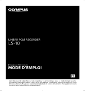 Olympus LS-10 LS-10 Mode d'emploi (Français)