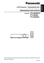 Panasonic PT-LB50SU Lcd Projector-english/french