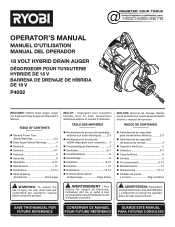Ryobi P4002 Operation Manual