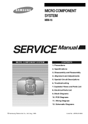 Samsung MM-16 Service Manual