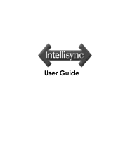 Sony PEG-NR70V Intellisync User Guide