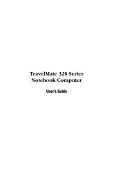 Acer TravelMate 320 User Guide