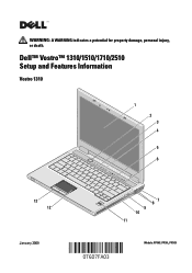 Dell Vostro 1710 Setup and Features 
	Information Tech Sheet