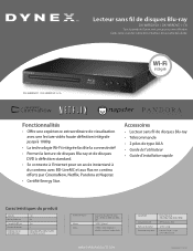 Dynex DX-WBRDVD1 Information Brochure (French)
