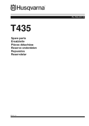 Husqvarna T435 Parts List