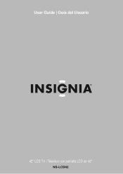 Insignia NS-LCD42 User Manual (English)