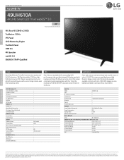 LG 49UH610A Owners Manual - English