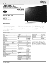 LG 60UF8500 Specification - English