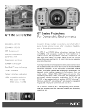 NEC LCDGT1150 GT1150 Brochure