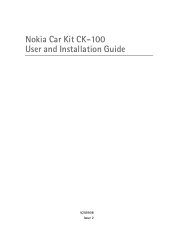 Nokia CK-100 User Guide