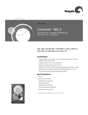 Seagate ST3600002FC Cheetah NS.2 Data Sheet