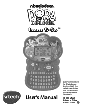 Vtech Dora Learn & Go User Manual